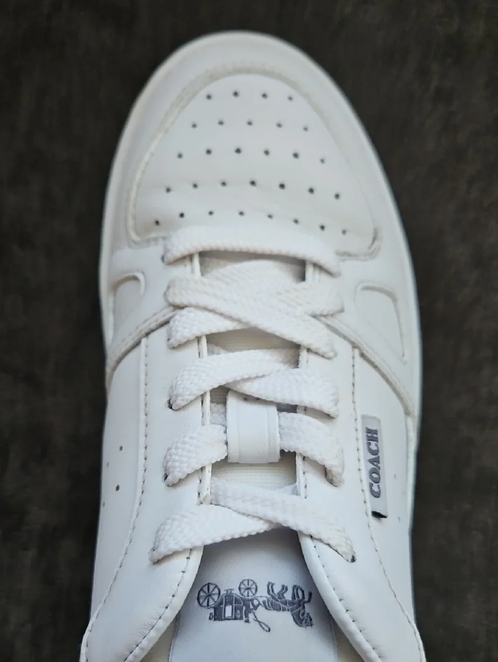 Coach clean white